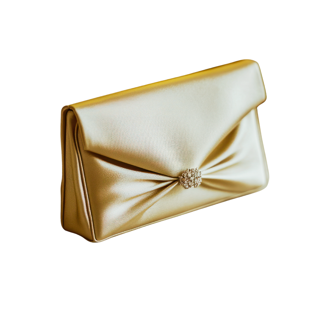 Gold Satin Envelope